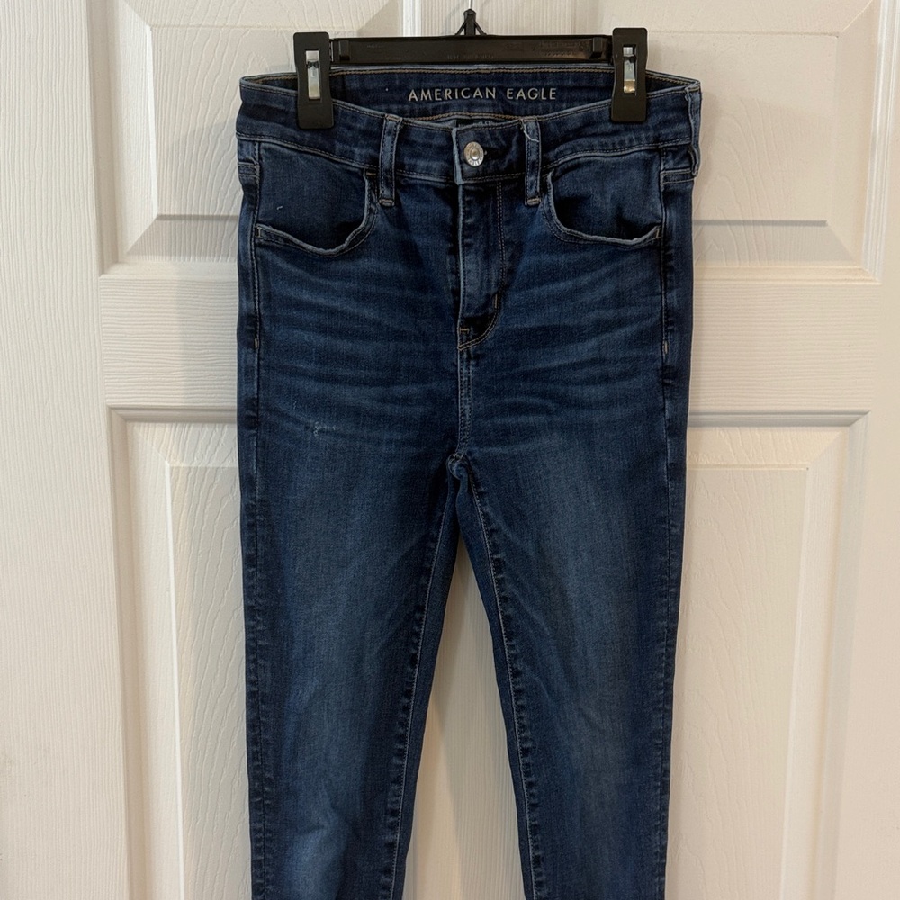 American Eagle Outfitters Women's Deep Indigo Skinny Jeans